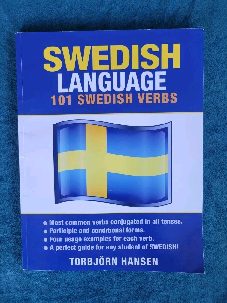 SWEDISH LANGUAGE , 101 SWEDISH VERBS ; ISBN 978-1-619494-06-0 ; 107 PAGES