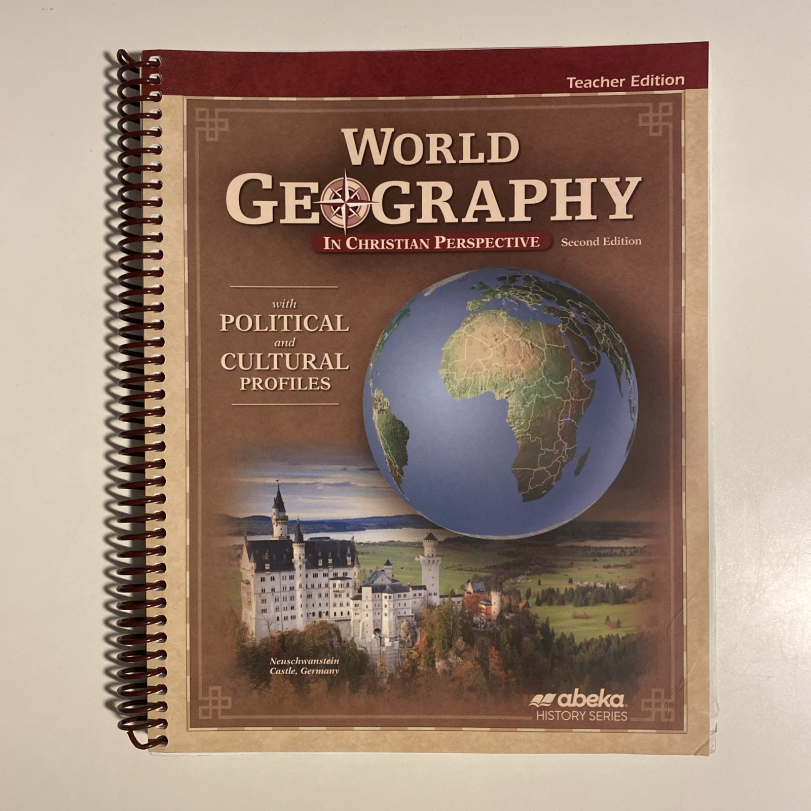 Water Damaged Abeka World Geography Second Edition Teacher Edition