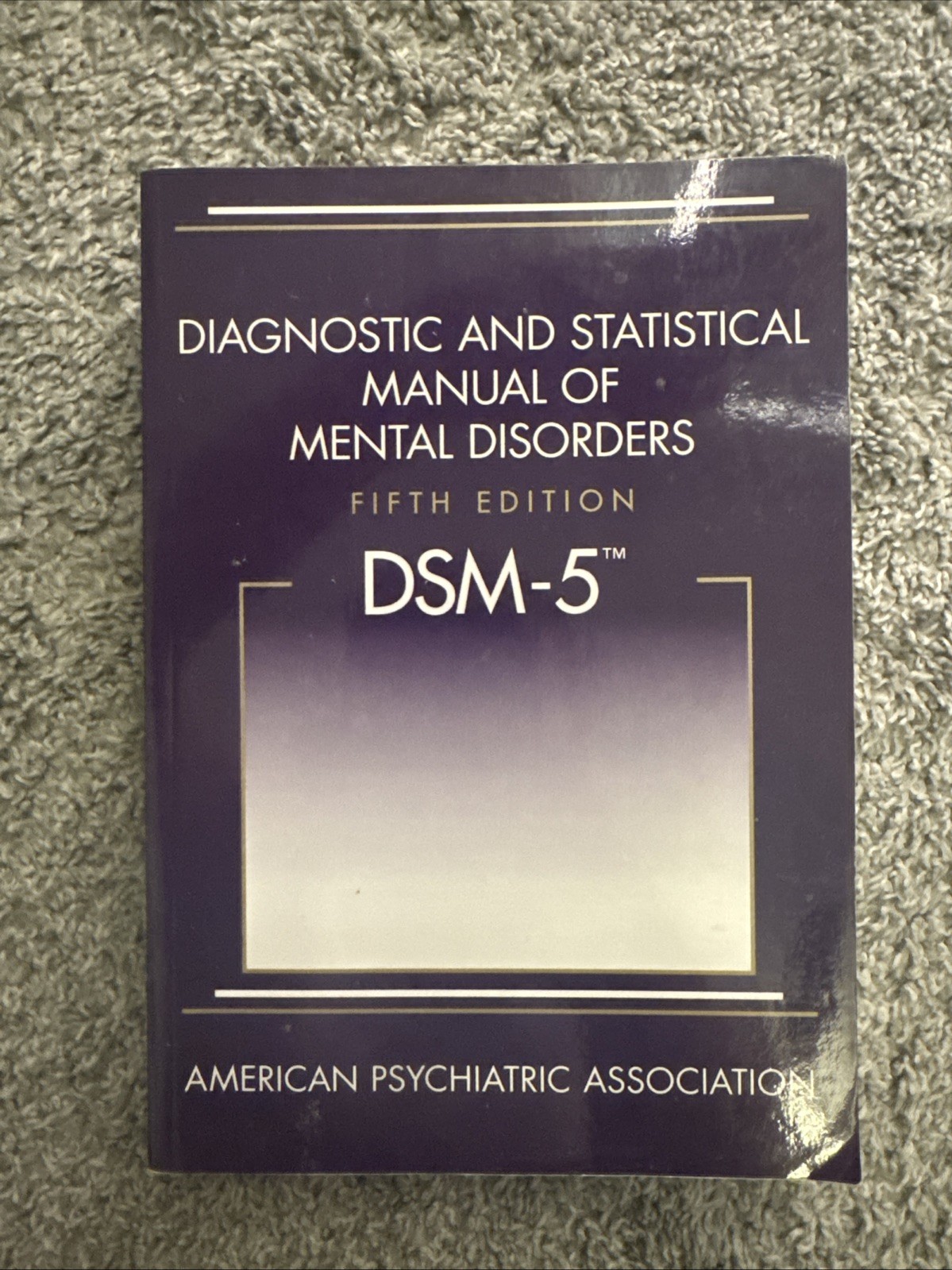 Diagnostic & Statistical Manual of Mental Disorders DSM-5
