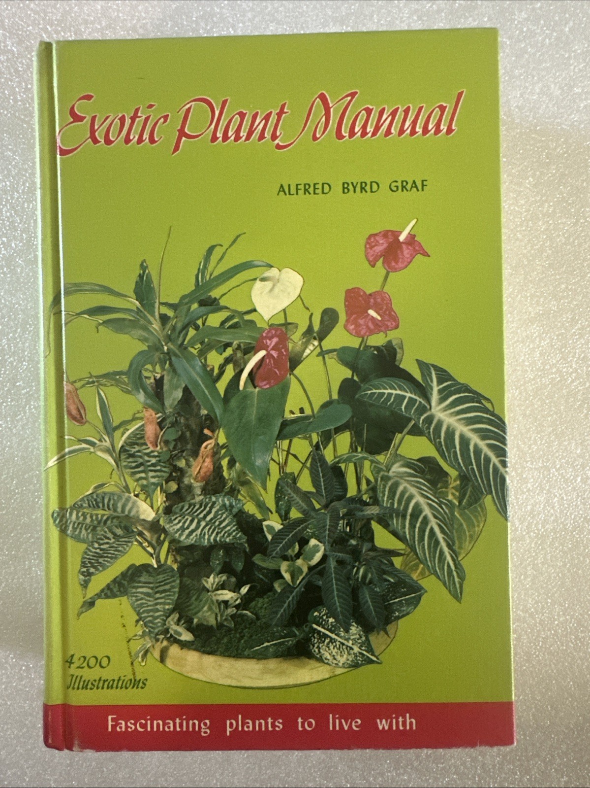 Exotic Plant Manual by A. B. Graf 4200 Illustrations Botany 1970 Edition