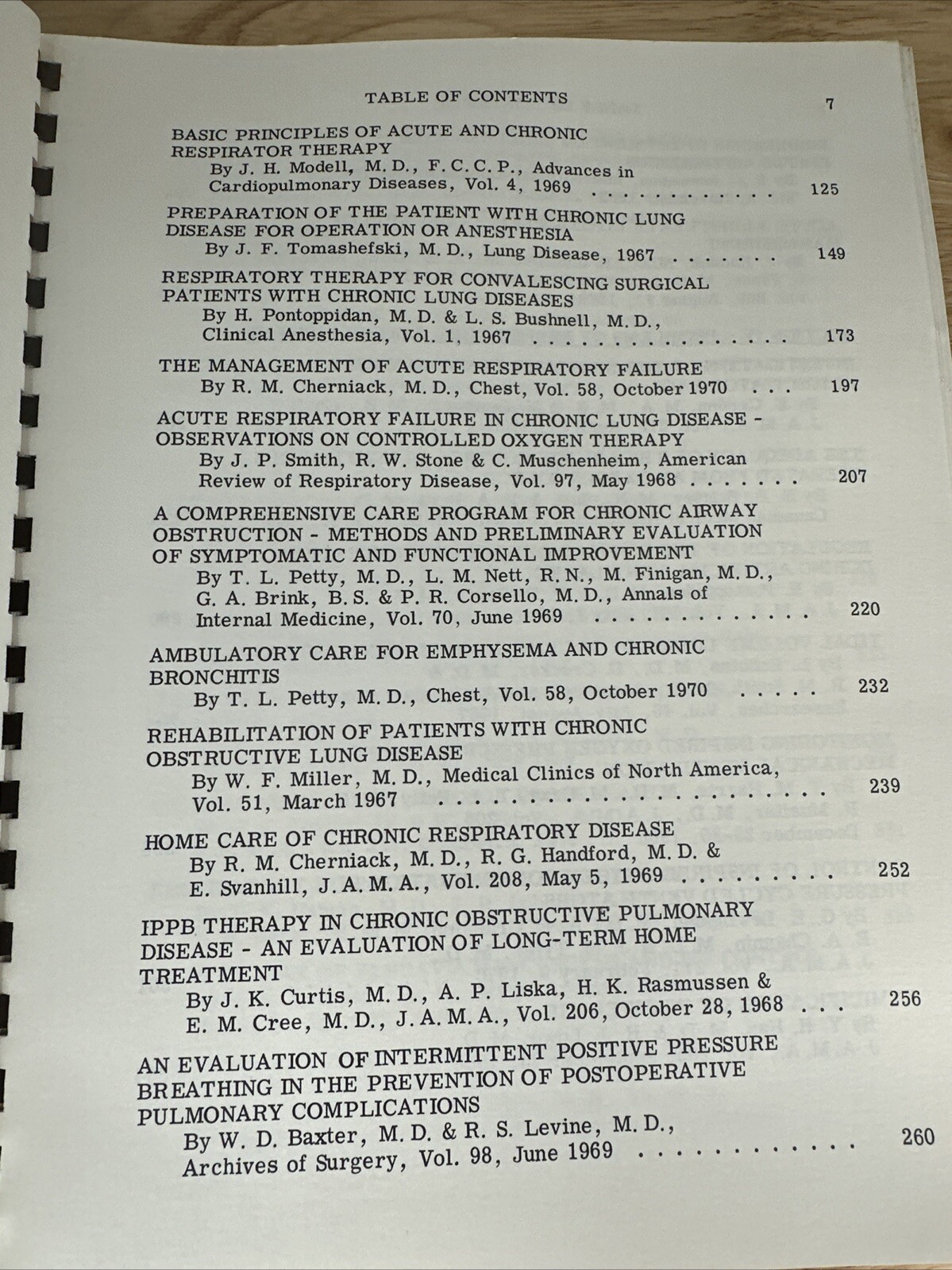 Selected Papers in Inhalation Therapy: A Compilation of Published Articles
