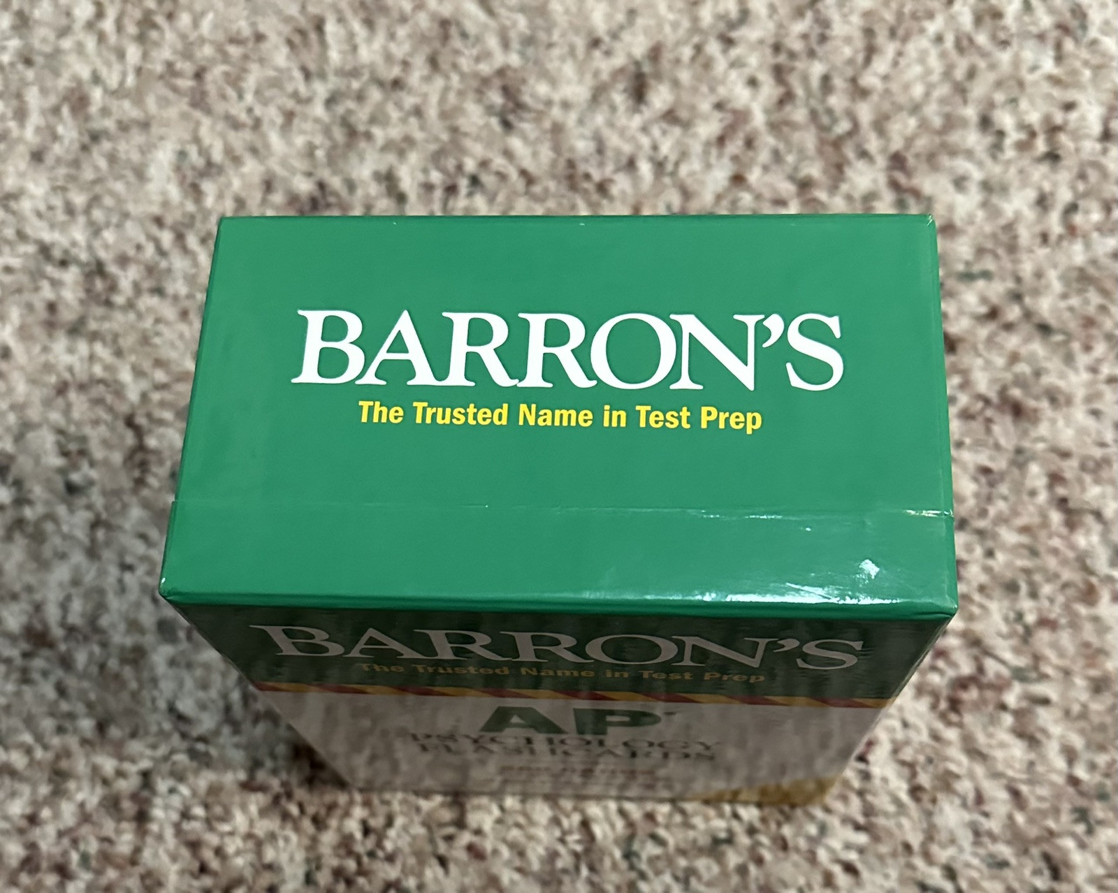 BARRON’S AP Psychology Flashcards Fourth 4th Edition 500 Cards