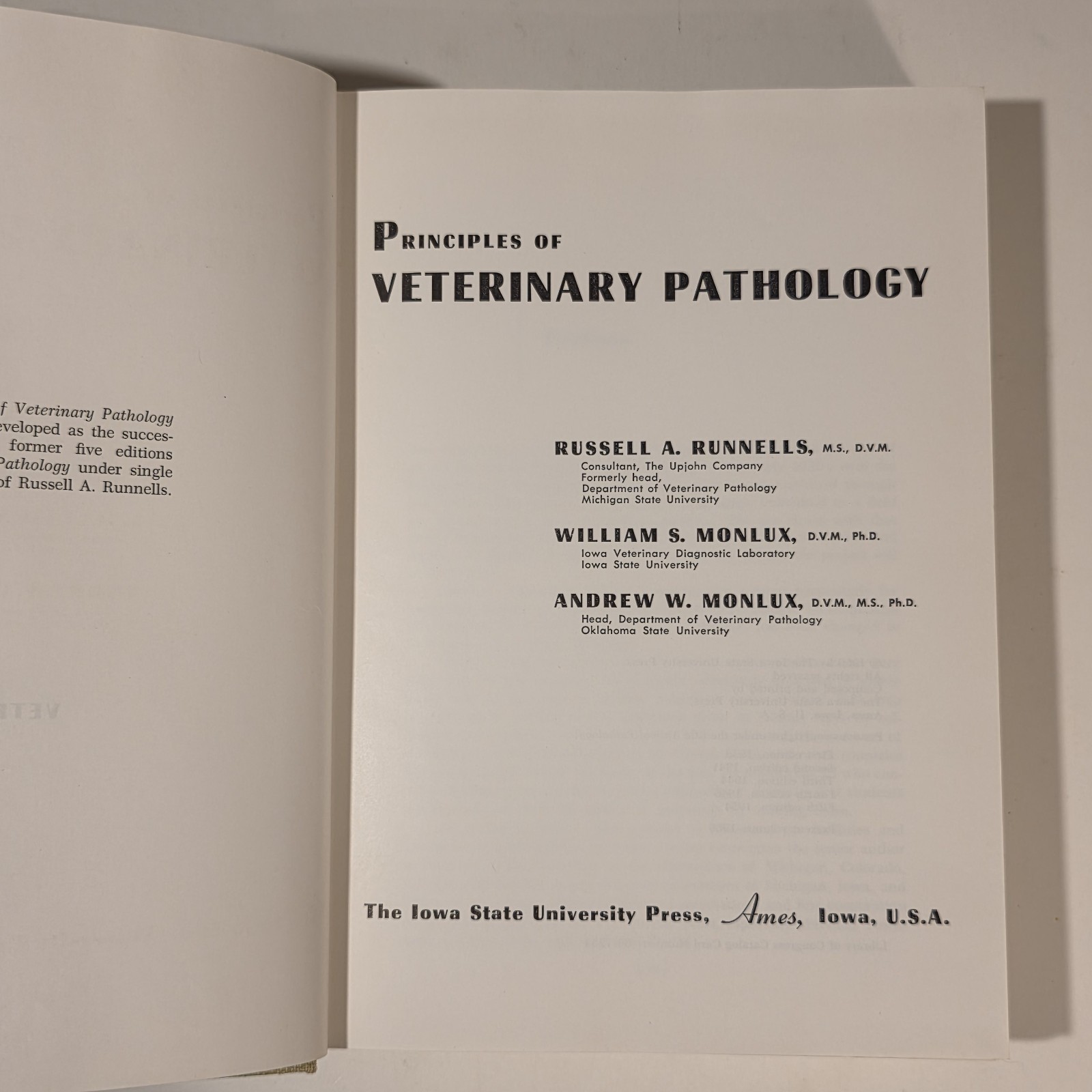 Lot of 5 Vintage Medical Books Veterinary Hematology Histology Human Disease