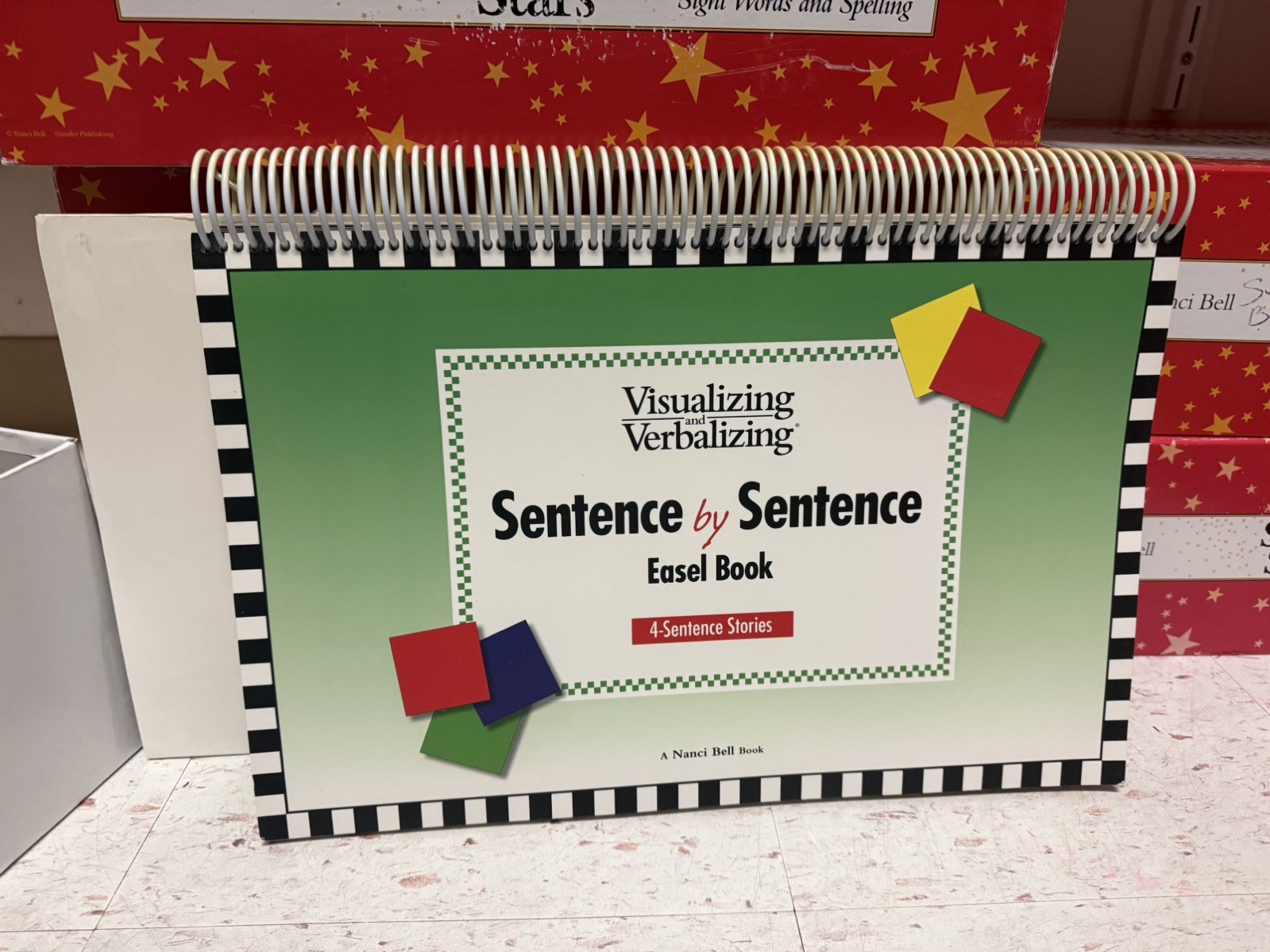 Visualizing and Verbalizing 4 Sentence by Sentence Stories Easel Book Nanci Bell