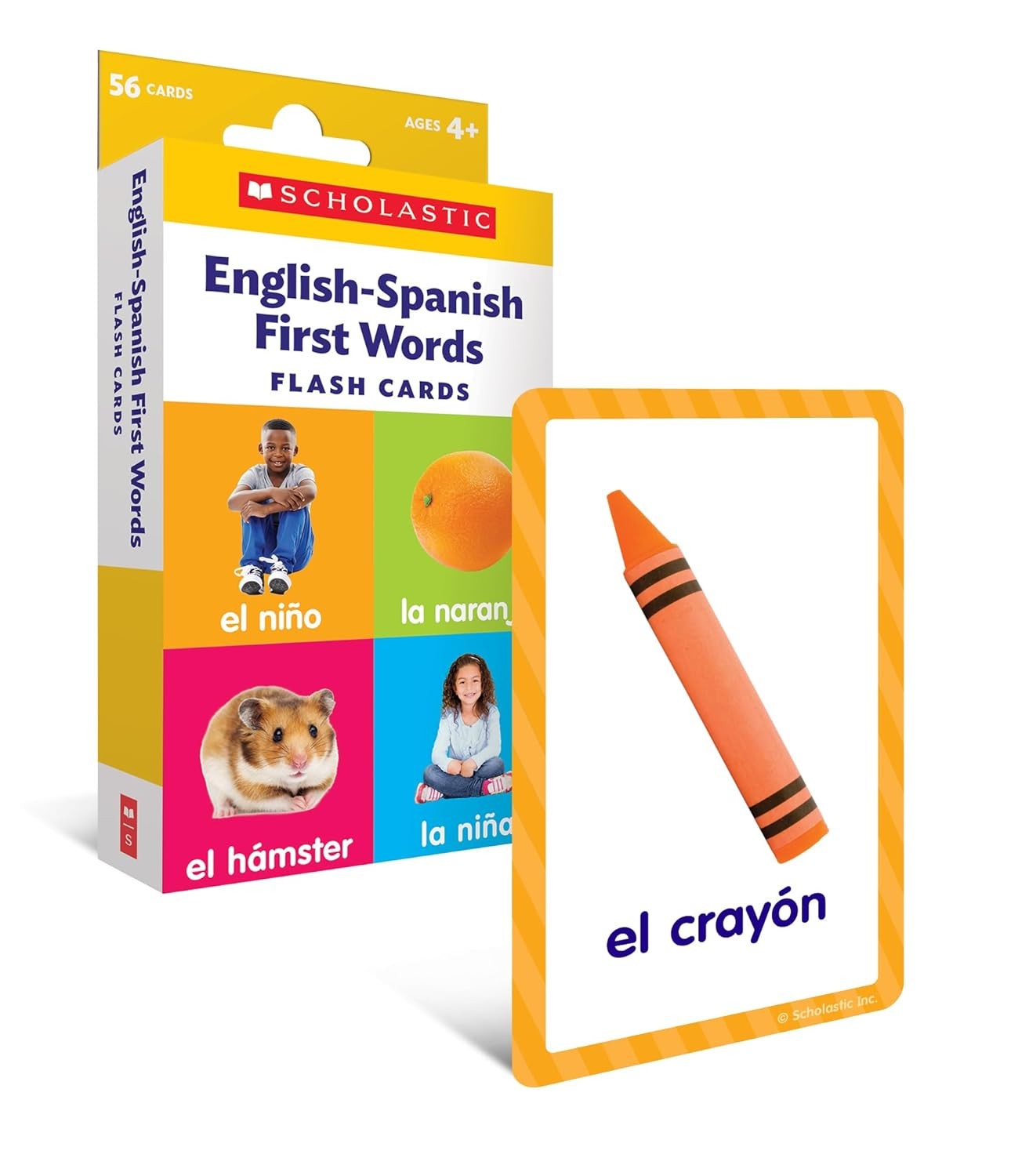 English-Spanish First Words Flash Cards Misc. Supplies – January 1, 2021