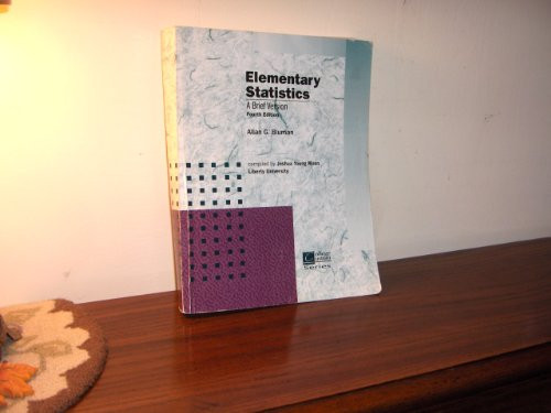 Elementary Statistics: A Brief – VERY GOOD