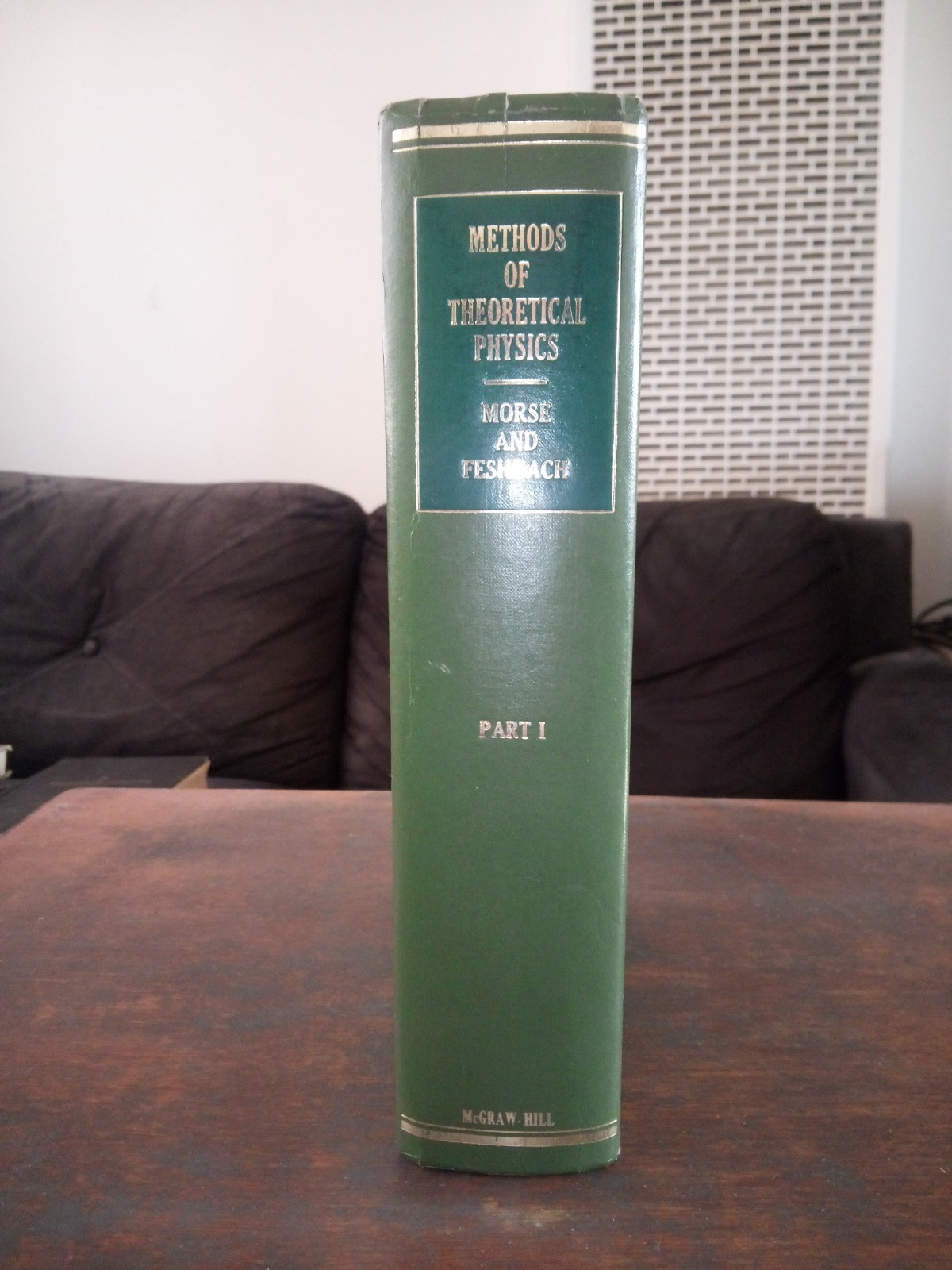 Methods of Theoretical Physics Part I Morse & Feshbach 1953 HC like new