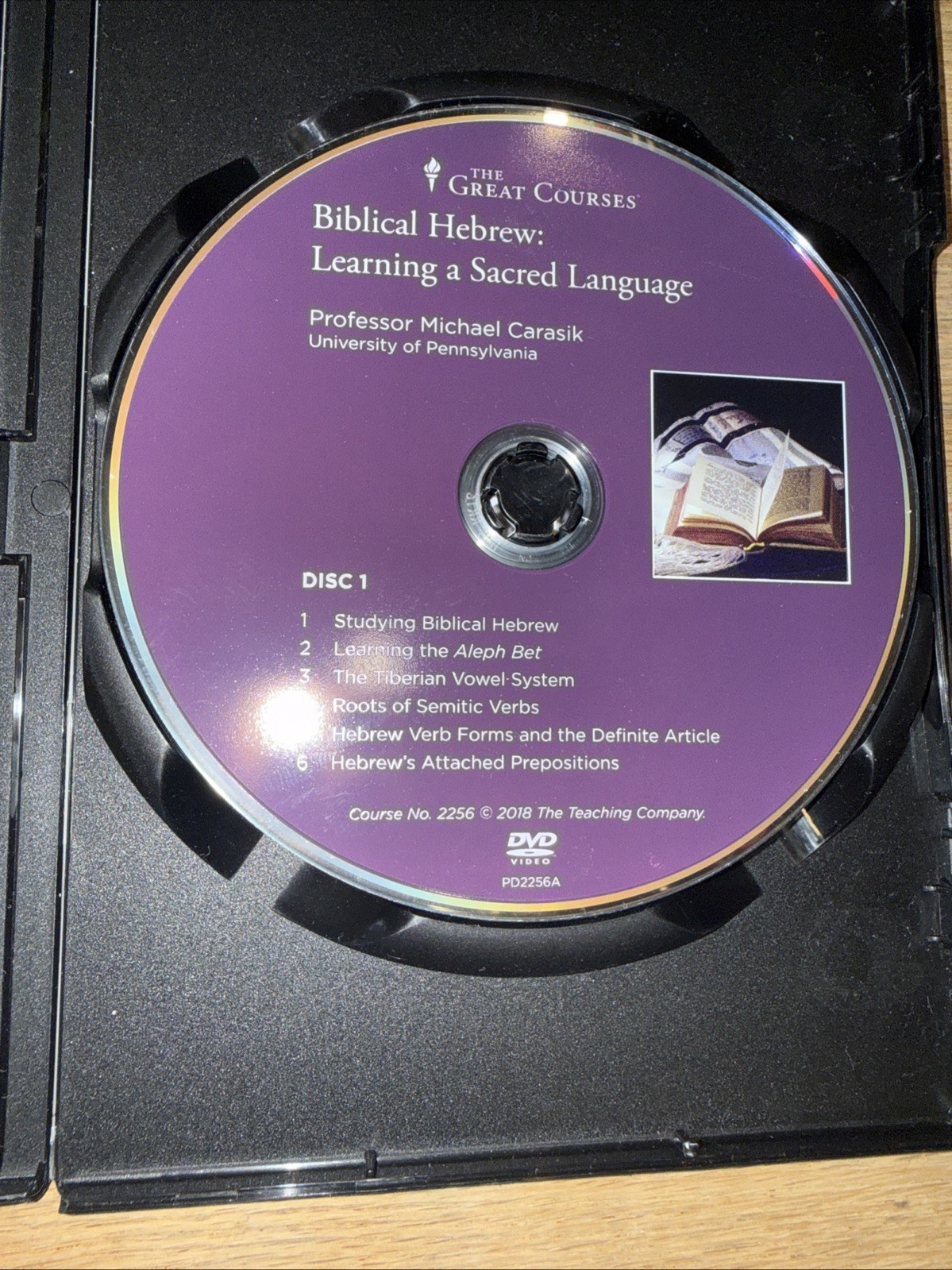 Biblical Hebrew: Learning a Sacred Language (DVD, 2018, 6 Disc Set) No Book -VG