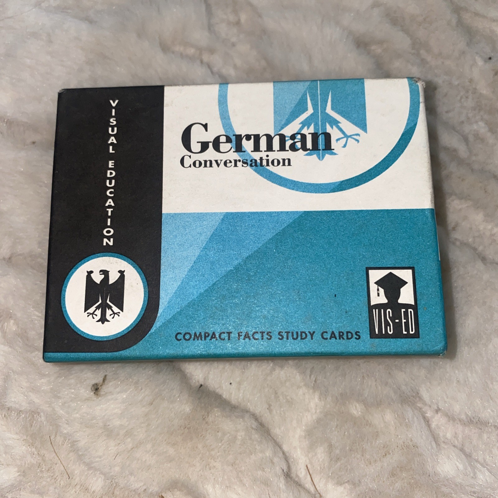 German Conversation Cards Vis-Ed Academic Study Card Set Learning Language