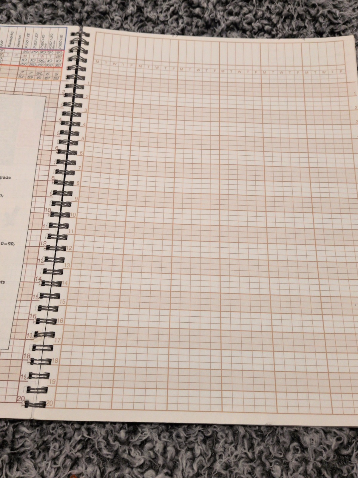 Whaley 3-Line Grade/Attendance Record Book 4 Grading Periods 9GB-049 Never Used