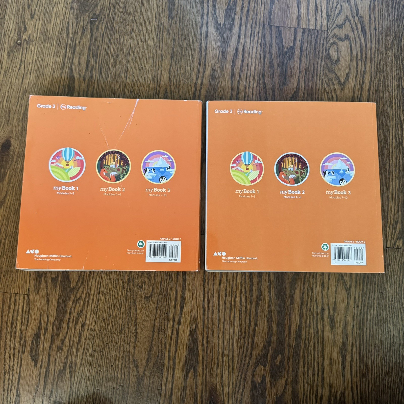 HMH Into Reading: Grade 2 myBook 1 & 2 Modules Workbook Modules 1-6 Paperback