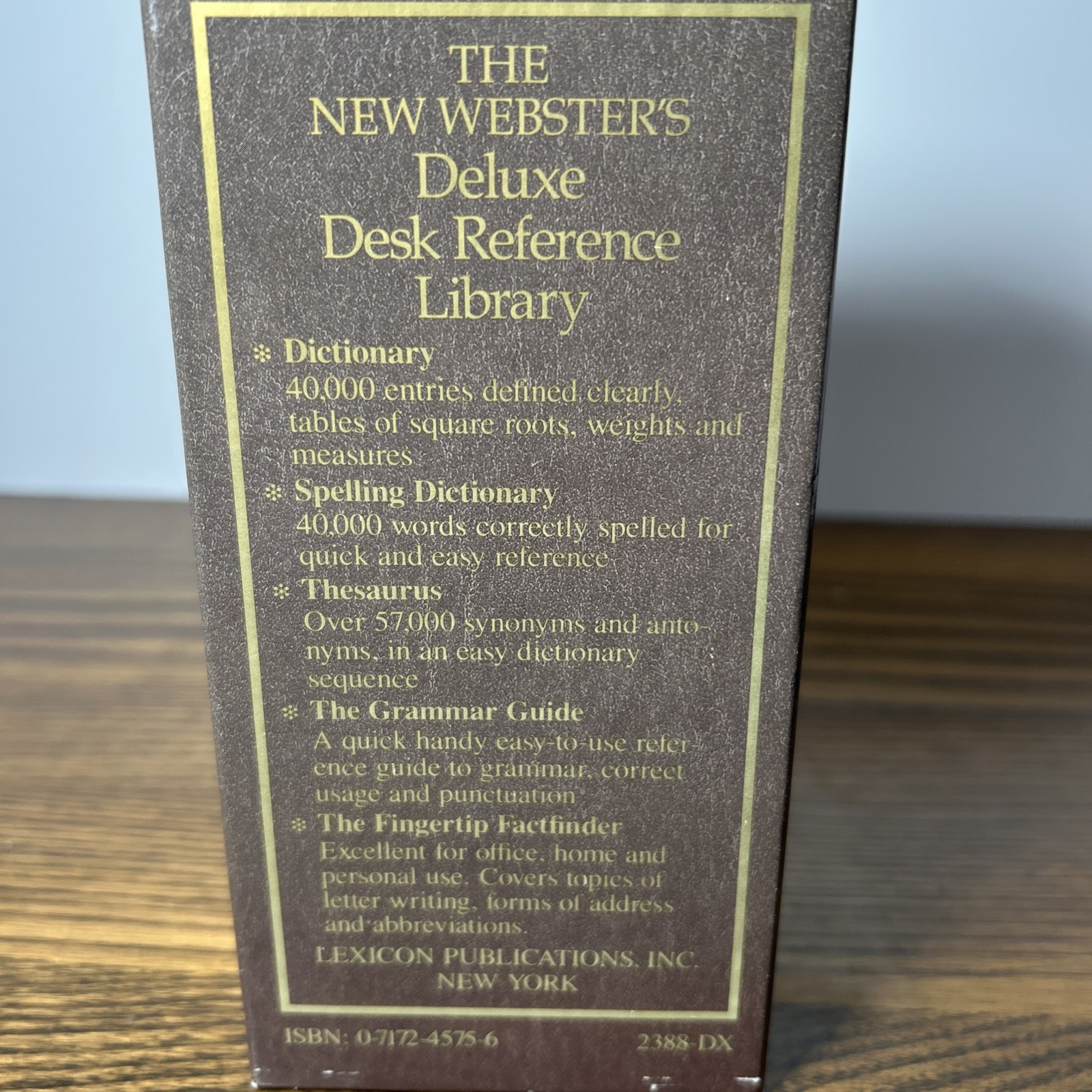 Vintage Educational Book Set 1980s The New Websters 4 Books in case included