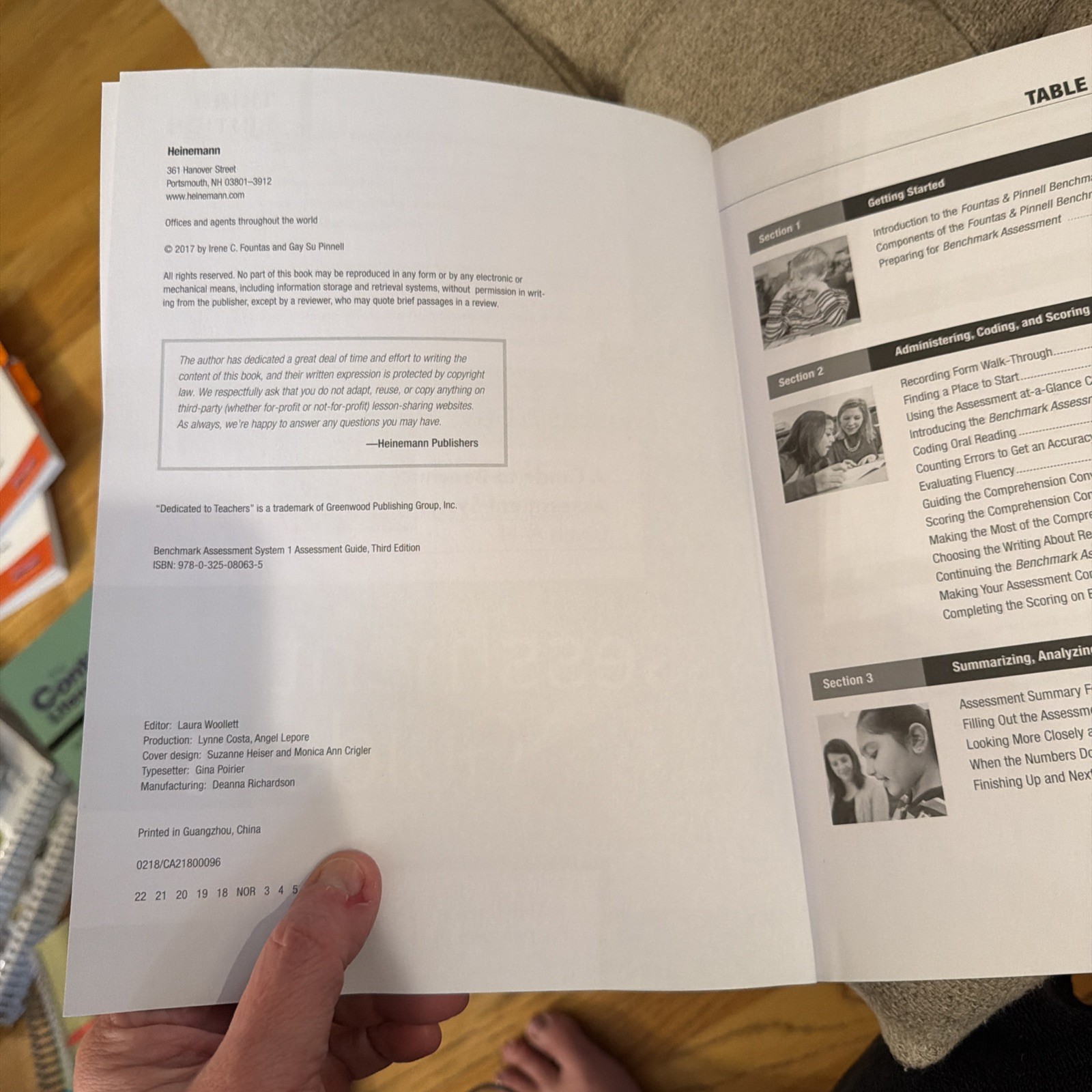 FOUNTAS & PINNELL ASSESSMENT GUIDE SYSTEM 1 / LEVELS A-N / THIRD EDITION / NEW