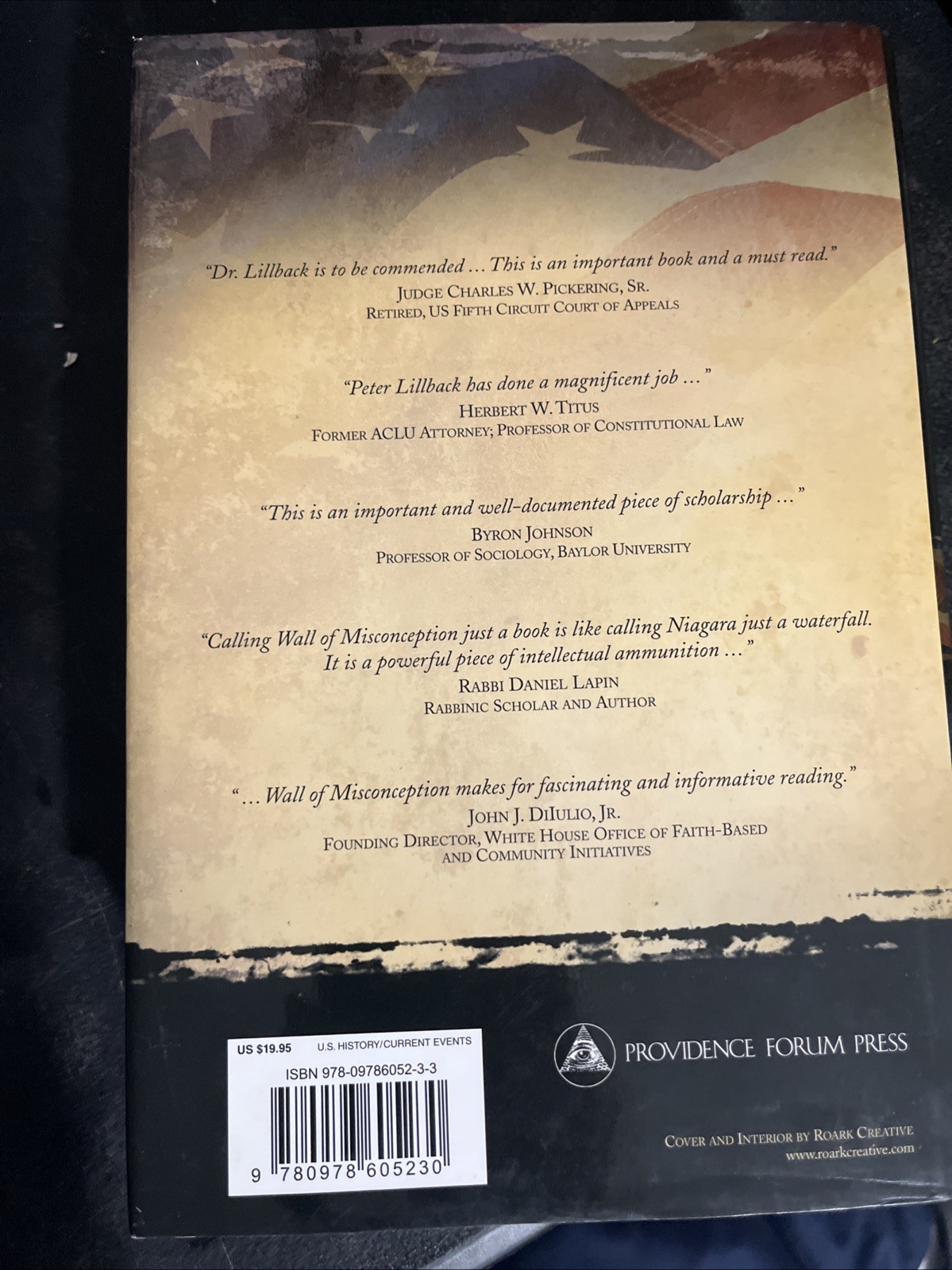 Wall of Misconception by Peter A. Lillback (2008, Hardcover)