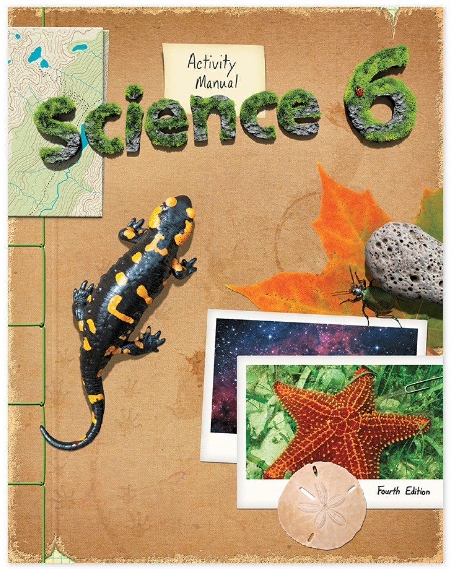 NEW BJU 6th grade SCIENCE 6 STUDENT ACTIVITIES 4th ed activity manual 281329