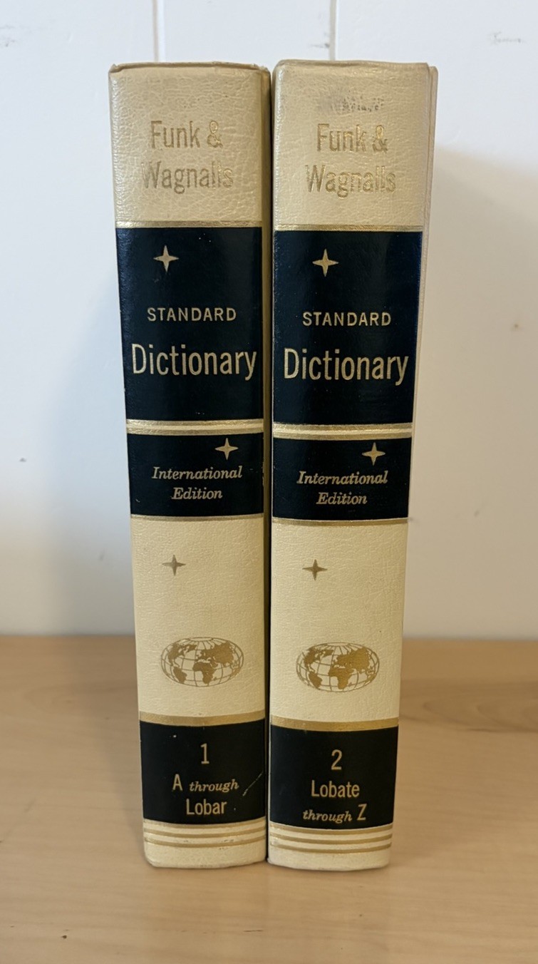 Funk and Wagnall’s Standard Dictionary: Comprehensive International Edition 1&2