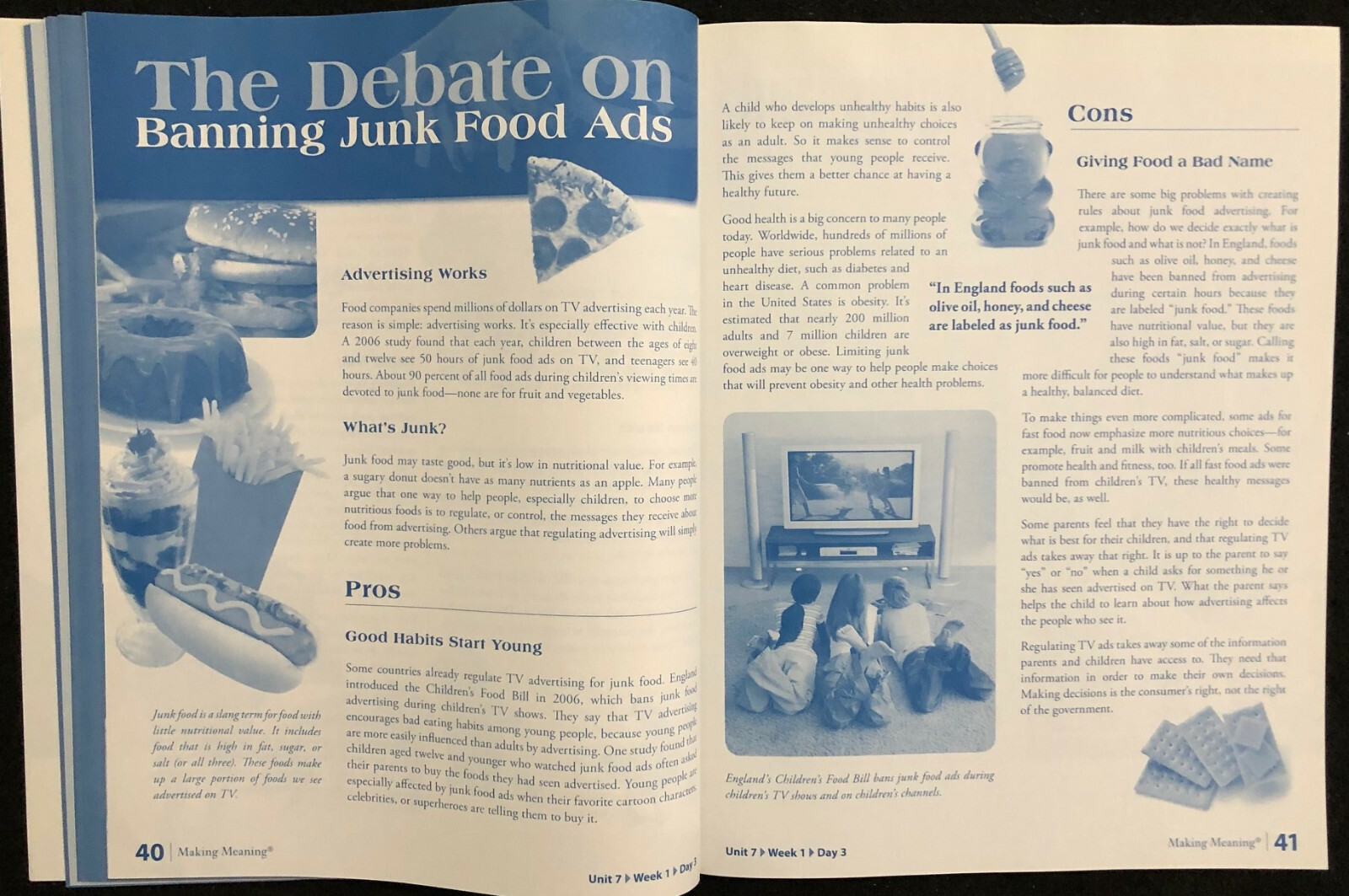 5th – Making Meaning – STUDENT RESPONSE BOOK – 1 Book (2008, 2nd Edition)