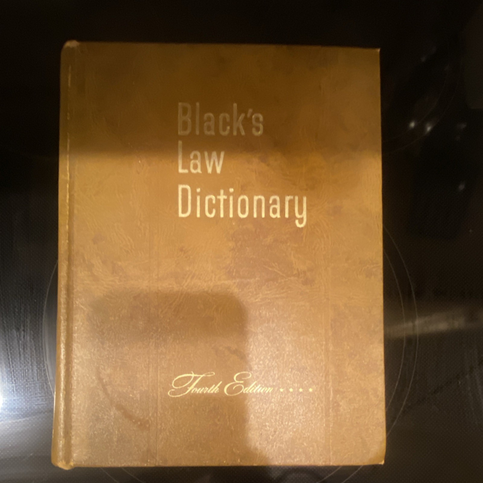 Black’s Law Dictionary Fourth Edition 1961 West Publishing Co. Hardcover Law