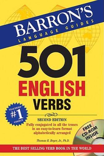 501 English Verbs: with CD-ROM (Barrons 501 English Verbs (WCD)) – GOOD