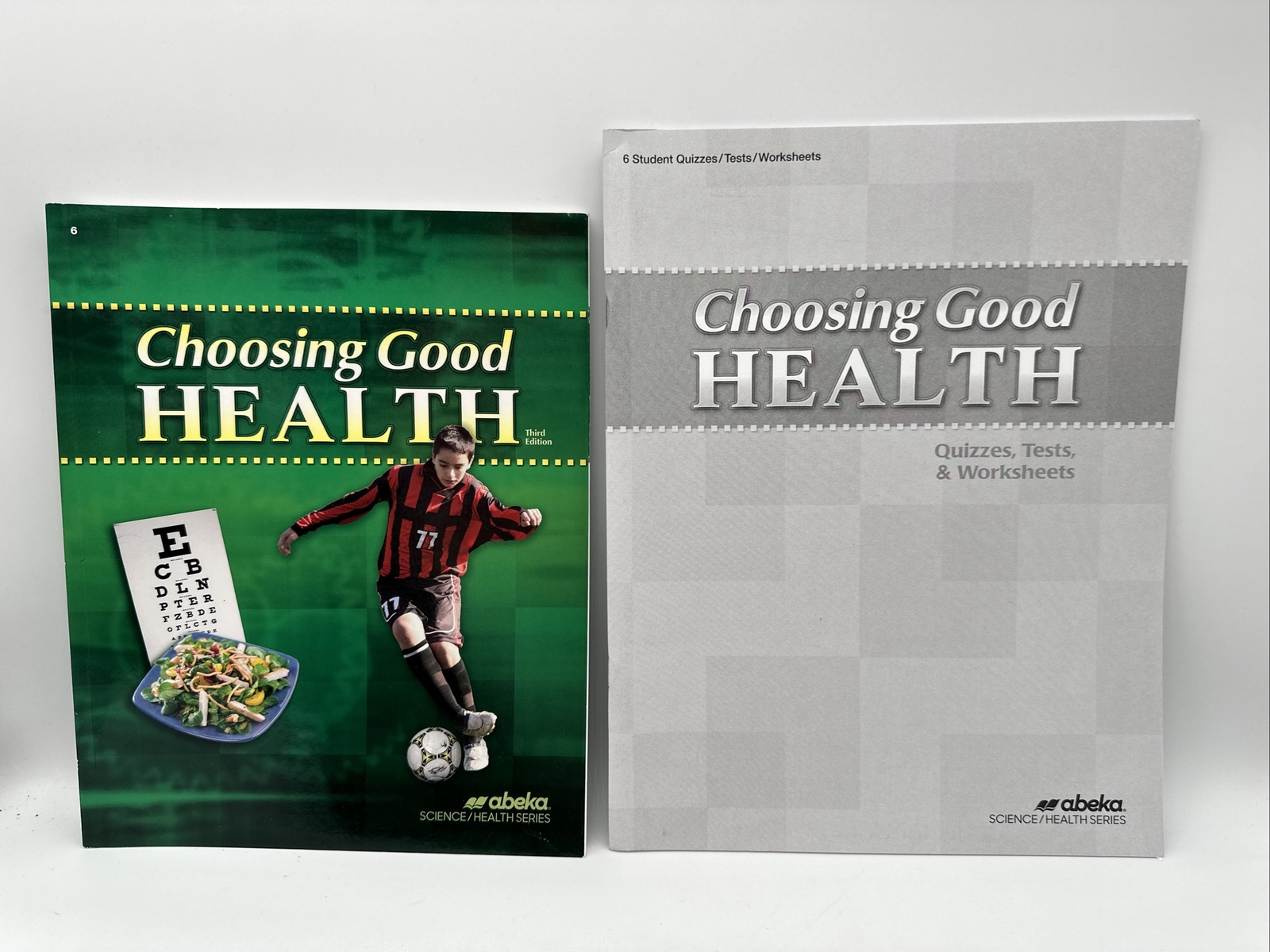 Abeka 6th Grade Choosing Good Health Student Text & Quizzes/Tests – NEW