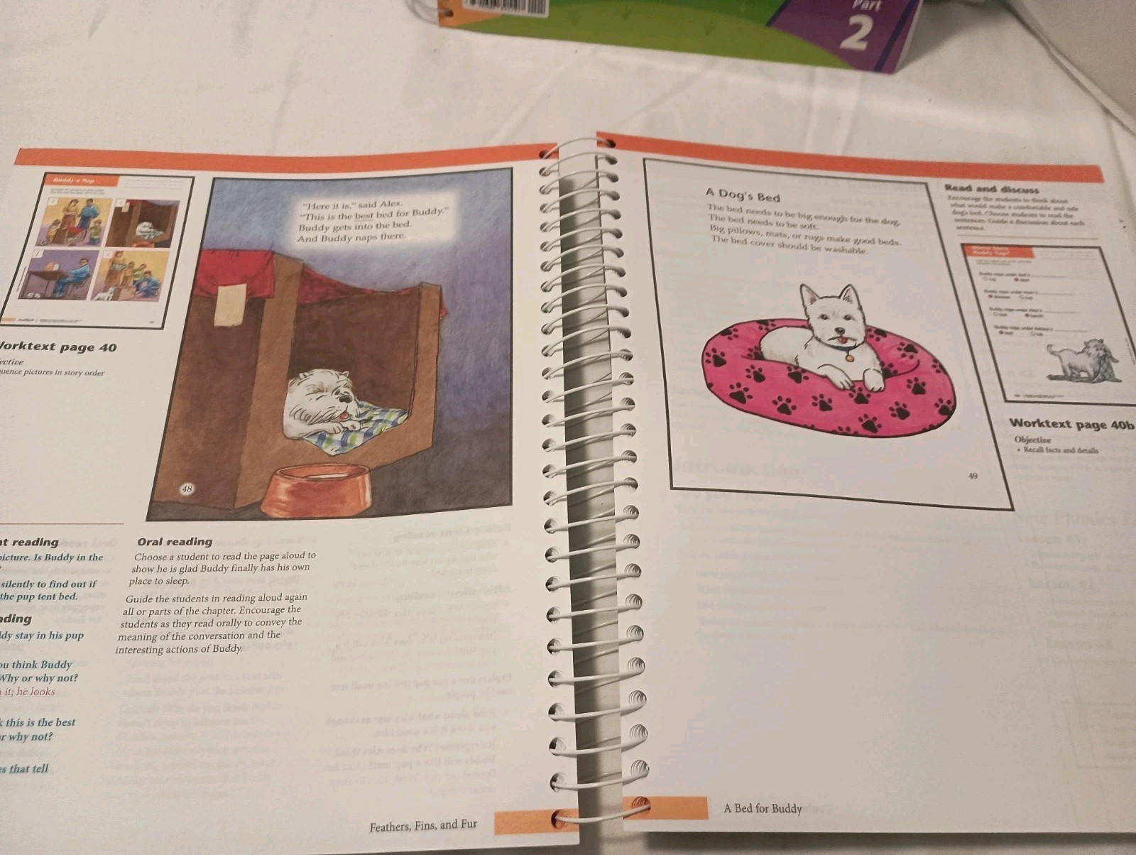 BJU Press Reading 1 Student Readers And Teachers Edition Parts 1 & 2 Set