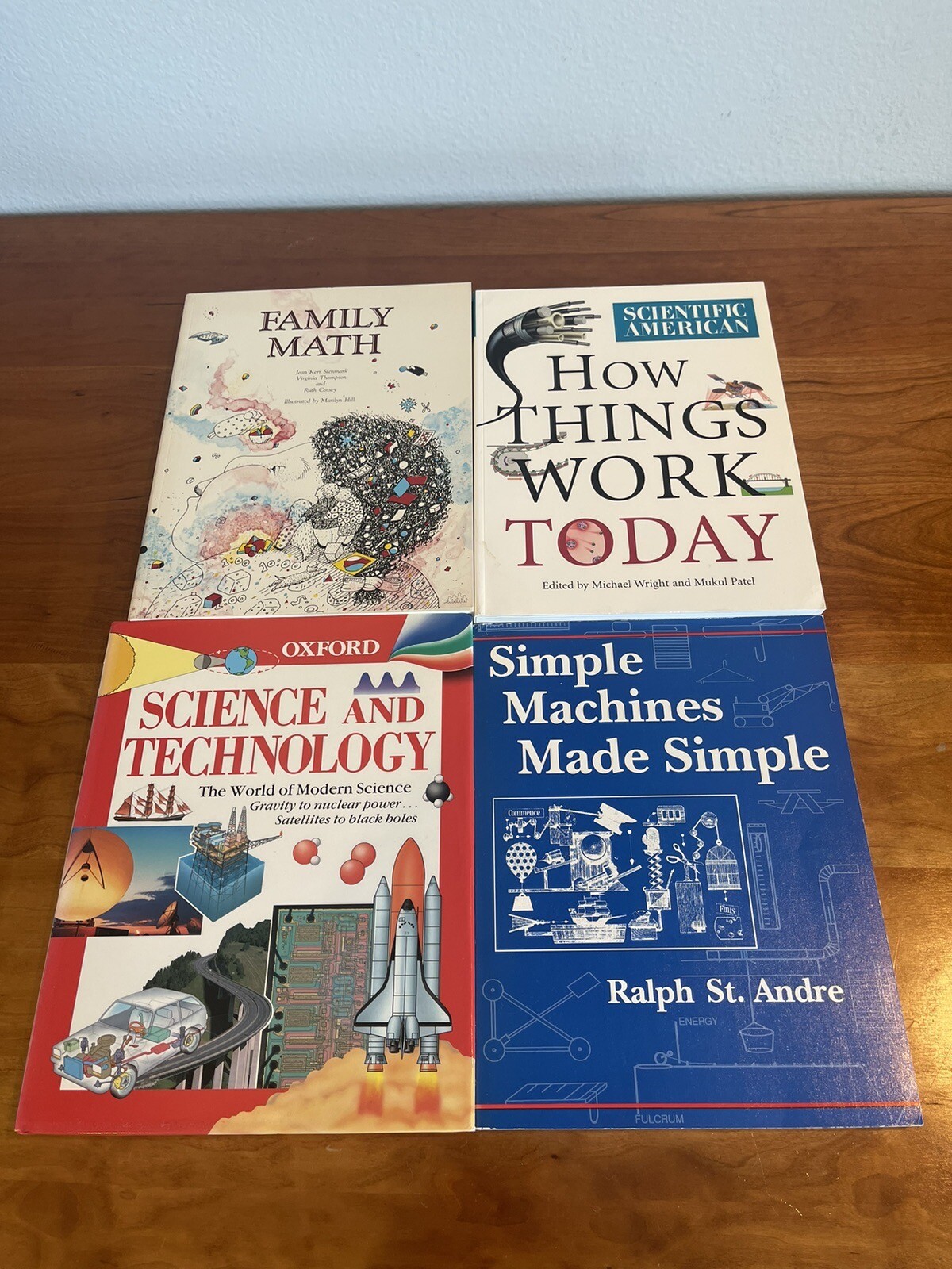 Like New: Set of 4 Children’s Books on Science, Math, Engineering &Technology