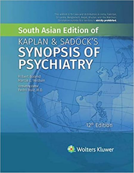 4-7 DAYS DELIVERY – KAPLAN AND SADOCK’S SYNOPSIS OF PSYCHIATRY, 12TH INT’L ED.