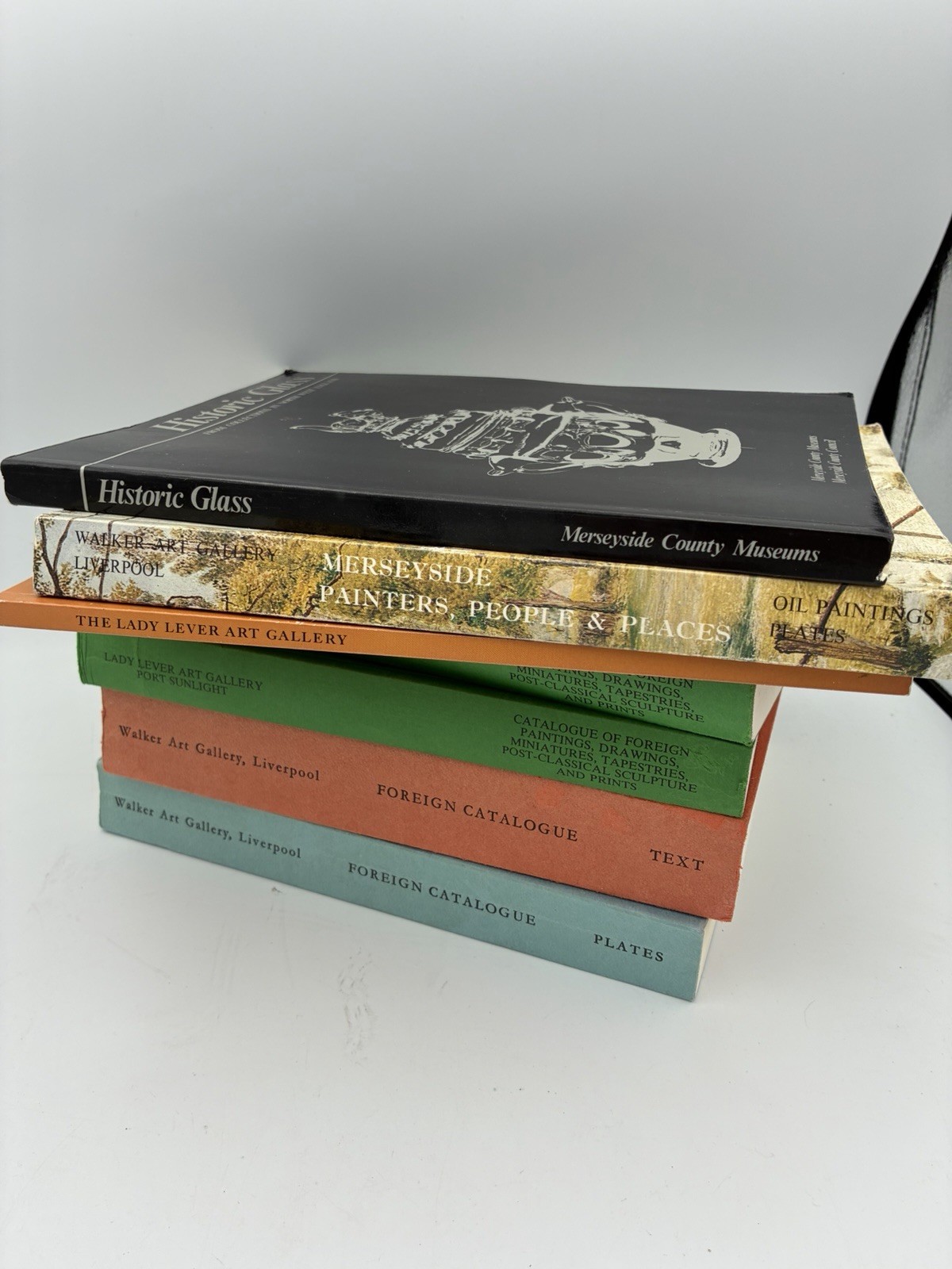 Book Lot Lady Lever Art Gallery Merseyside Walker Art Gallery Catalogue Glass UK
