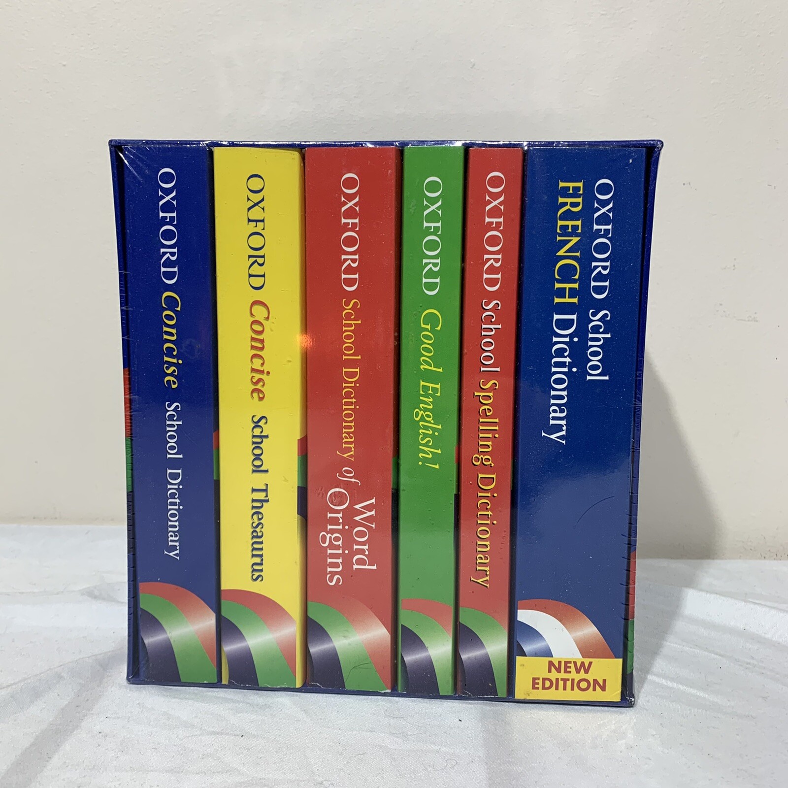 OXFORD SCHOOL REFERENCE LIBRARY 6 BOOK BOX SET NEW & SEALED DICTIONARY THESAURUS