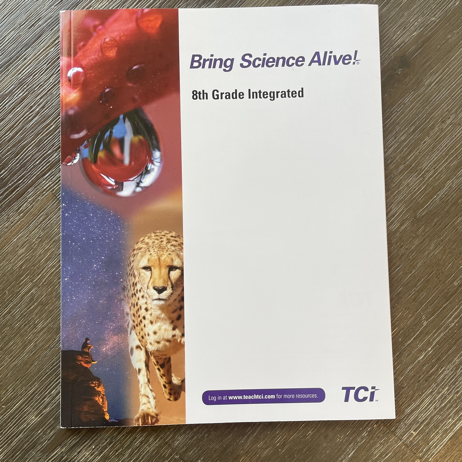 TCI Bring Science Alive 8th Grade Student Edition NEW! 9781583713136