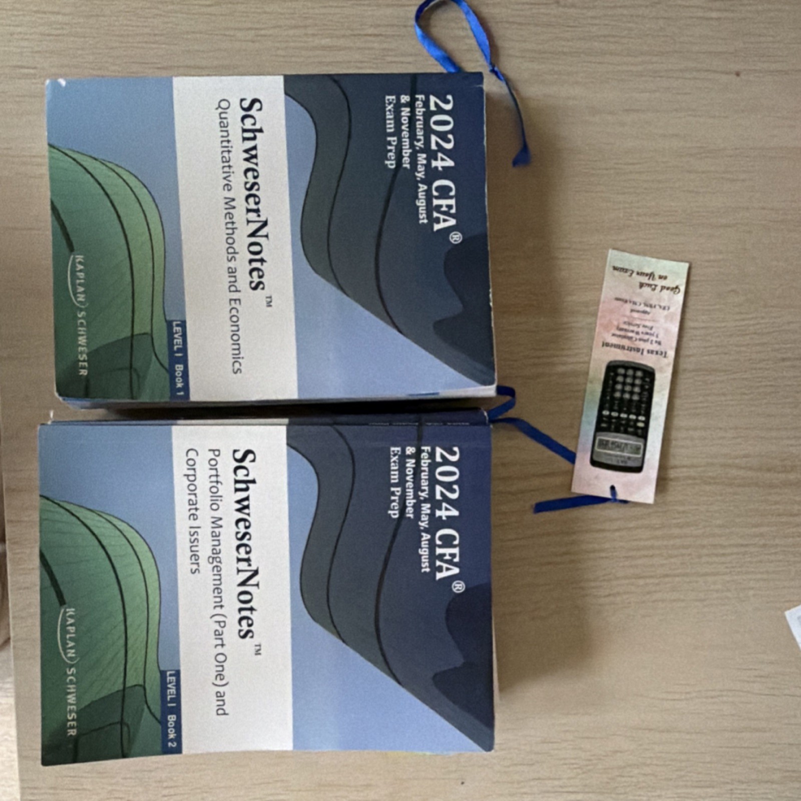 Kaplan Schweser SchweserNotes 2024 CFA EXAM volume 1 and 2