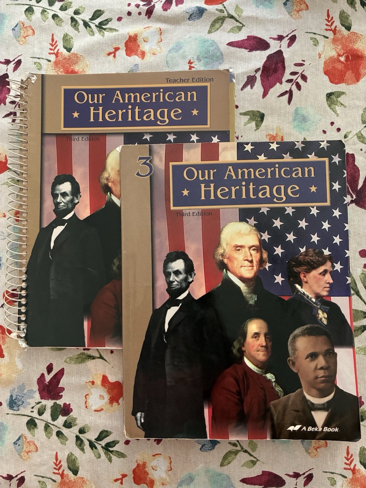 Abeka 3rd Grade Our American Heritage Student and Teacher Book 3rd Edition