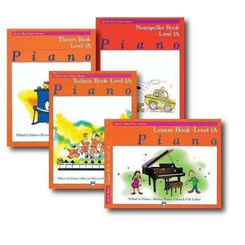 Alfred Basic Piano Library Course Pack Level 1A – Four book set