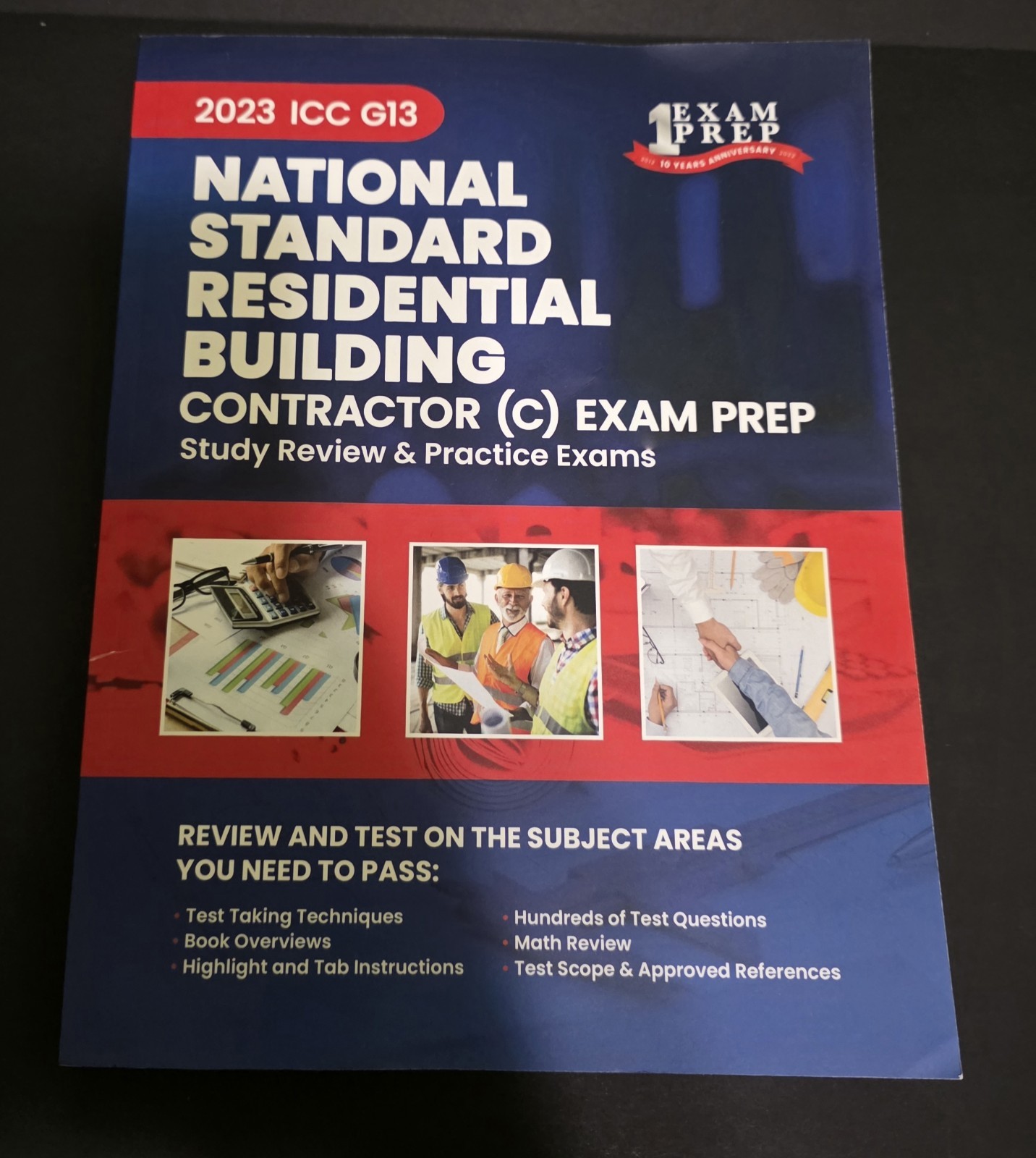2023 ICC G13 National Standard Residential Building Contractor Exam Prep New