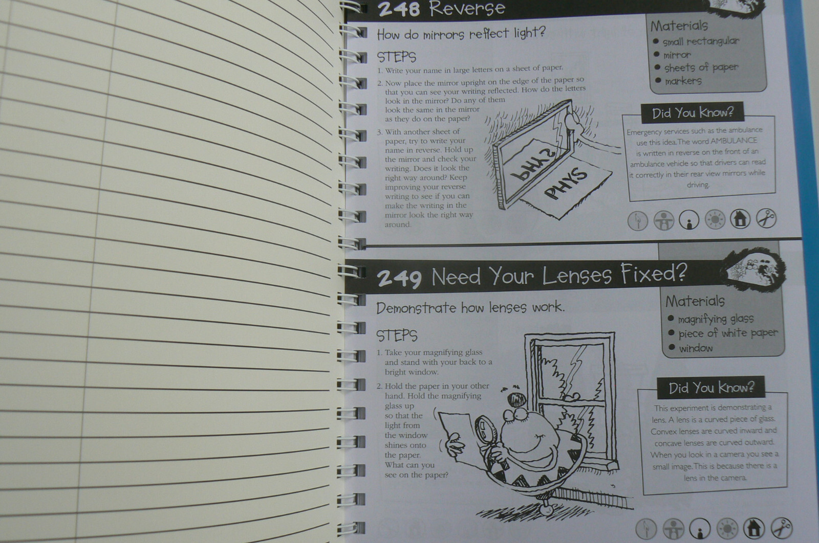 365 Awesome Science Experiments,ages 4-12 Hinkler Explore,spiral inside HC LN!