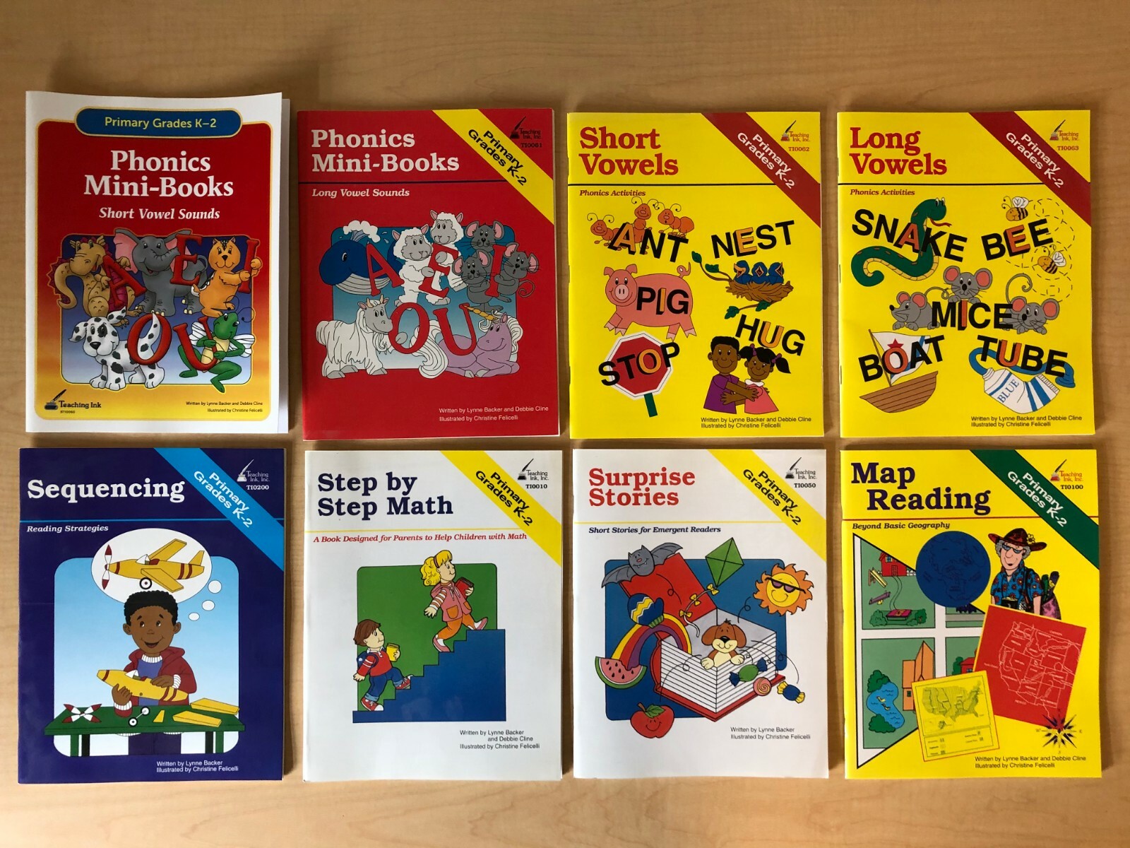 Lot of 8 NEW Workbooks – Kindergarten, 1st, 2nd Grade – Homeschool Set