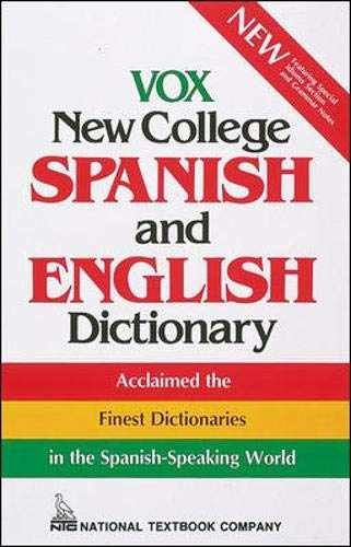 Vox New College Spanish and English Dictionary – Hardcover, by Vox – Very Good