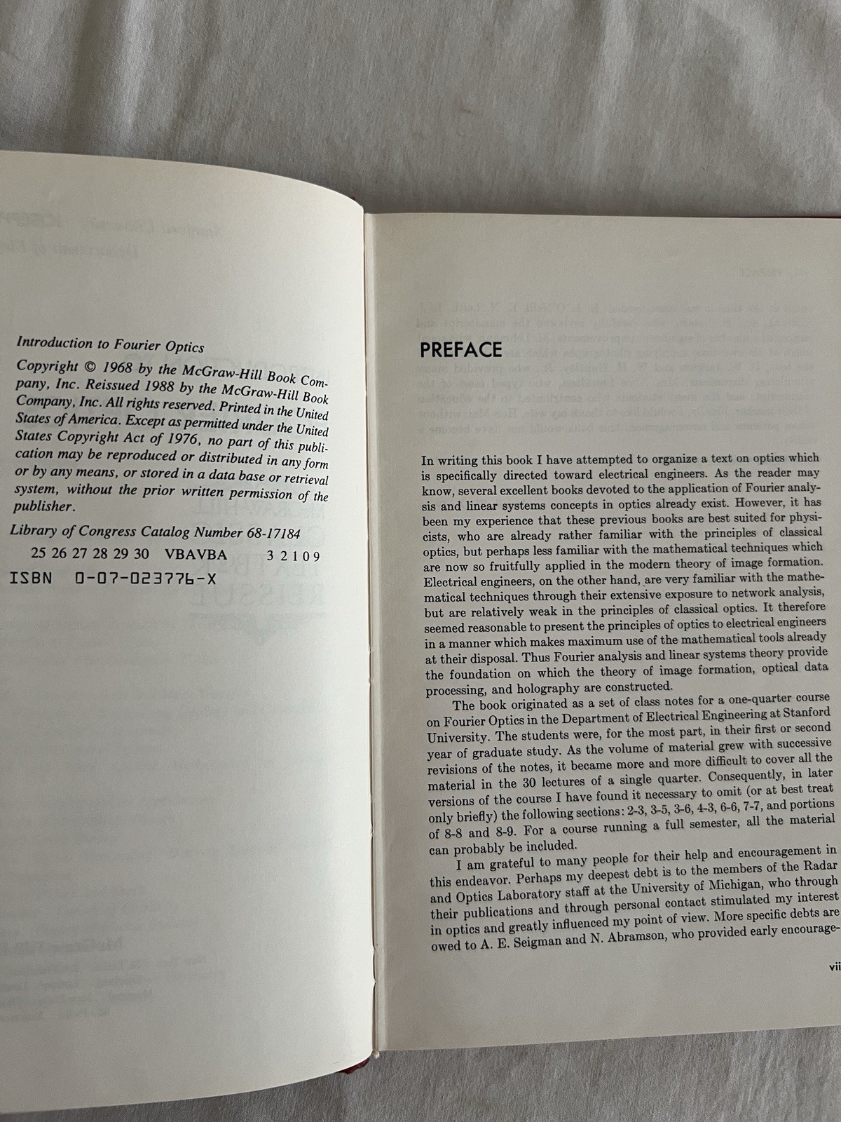 Introduction to Fourier Optics by Joseph Goodman – Classic Textbook Reissue