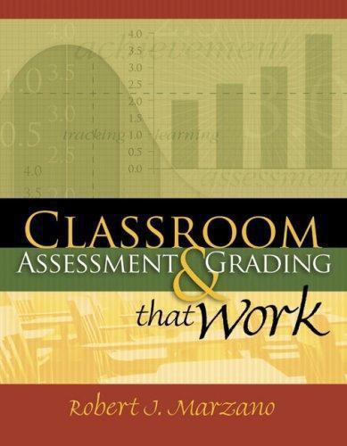 Classroom Assessment and Grading That Work – 1416604227, paperback, Marzano