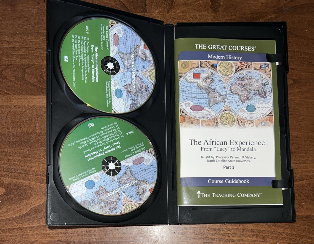 Great Courses: The Teaching Company The African Experience – “Lucy” to Mandela