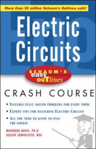 Schaum’s Easy Outline Electric Circuits by Nahvi, Mahmood; Edminister, Joseph