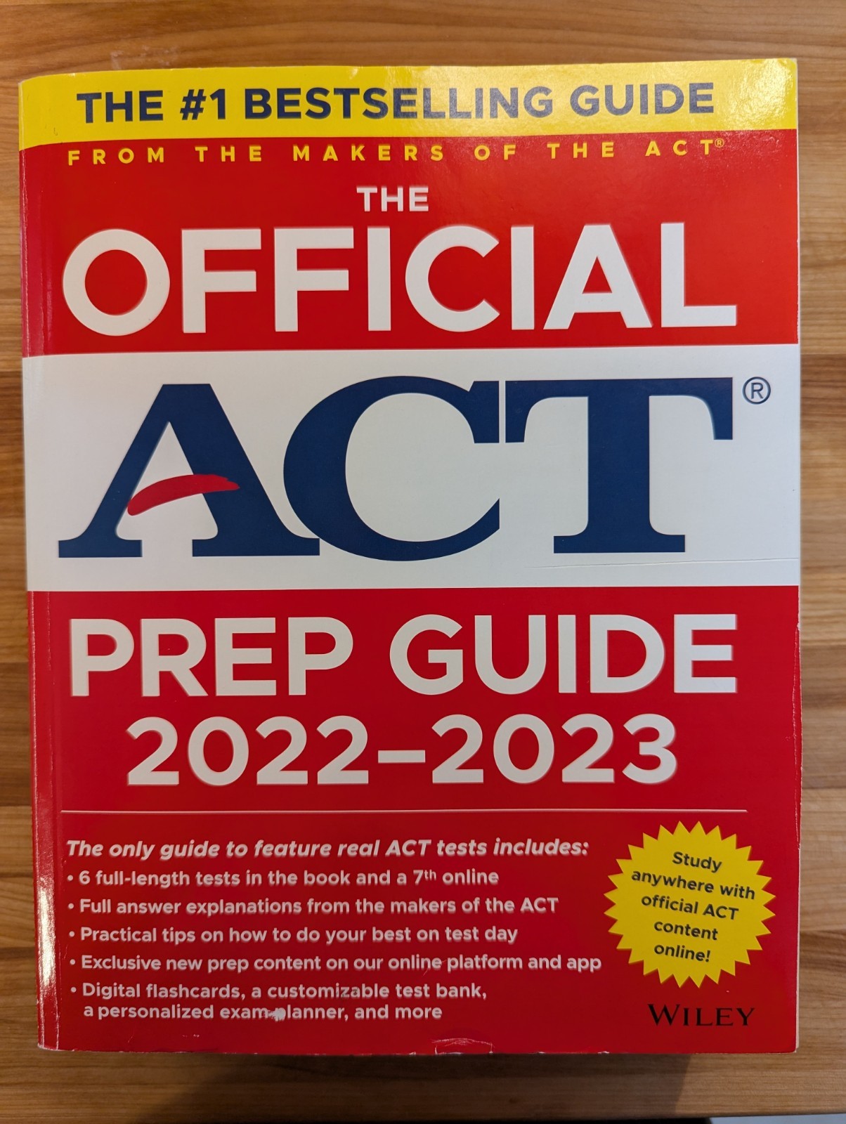 Official ACT Prep Guide 2022-2023, (Book + Online Course) by ACT (2022, Trade…