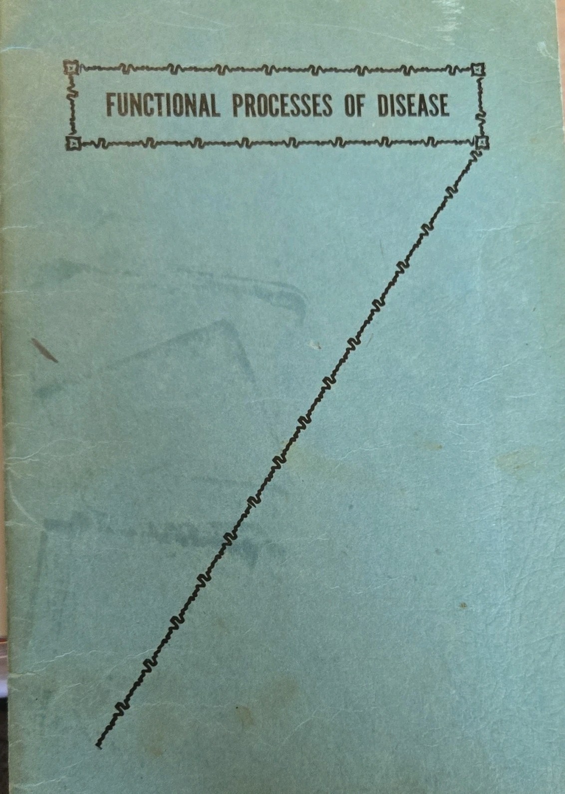 Functional Processes of Disease (Chiropractic) By Robert H. Walker Booklet 1951
