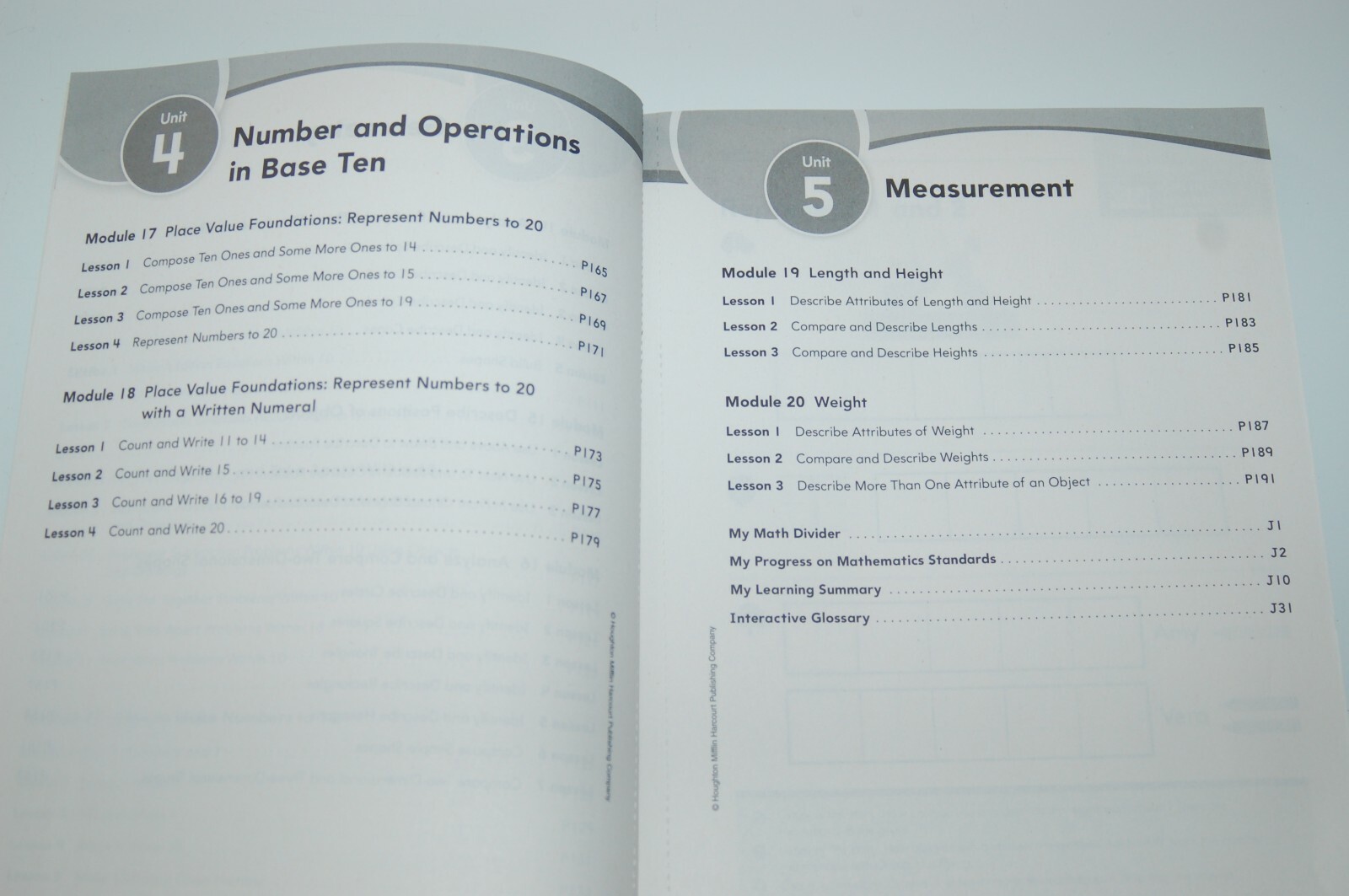 HMH into Math – Full Set Grade K Student Modules 1-20 plus Practice Journal