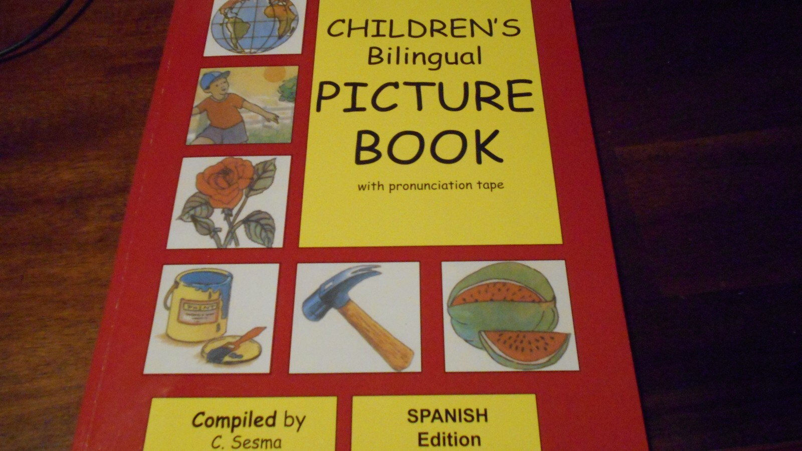 Children’s Bilingual Picture Book with CD Spanish Edition 2008 Like New