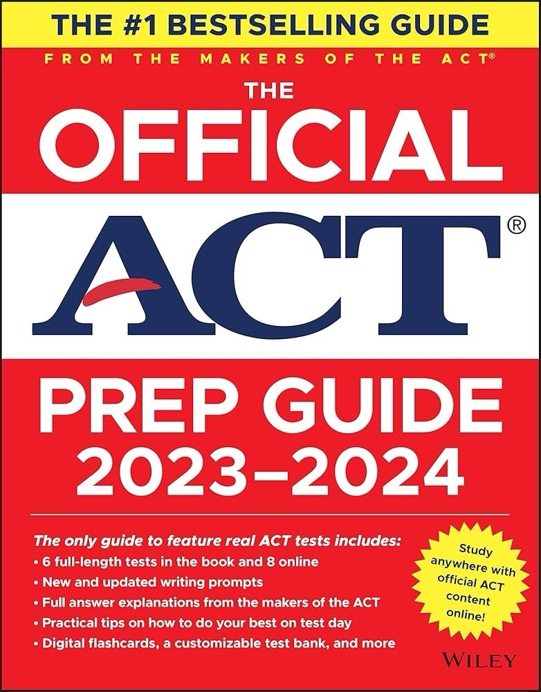 The Official Act Prep Guide 2023-2024 Like New Used