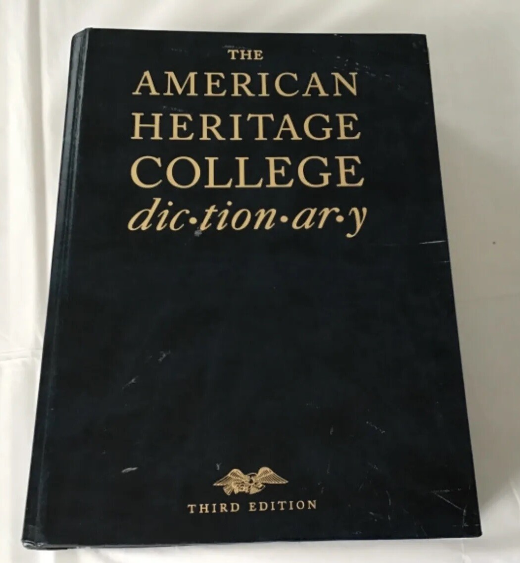 The American Heritage College Dictionary Third Edition Hardcover 1997 Thumb Edge