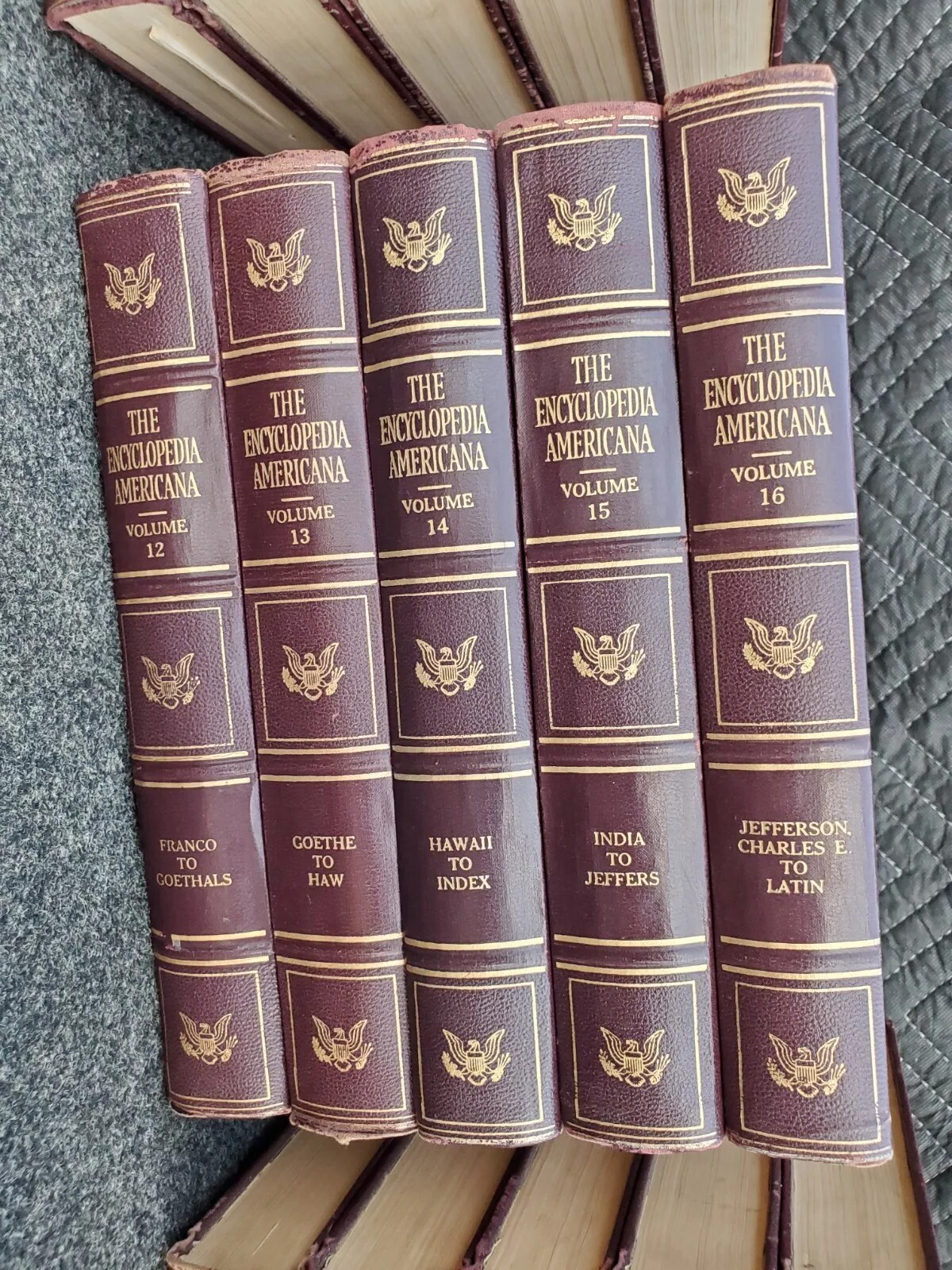 Antique Encyclopedia Americana 1950 Books Vintage SINGLE Volumes SEE DESCRIPTION