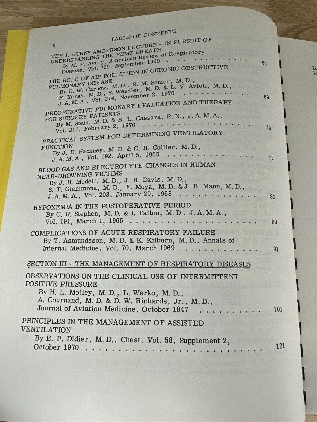 Selected Papers in Inhalation Therapy: A Compilation of Published Articles