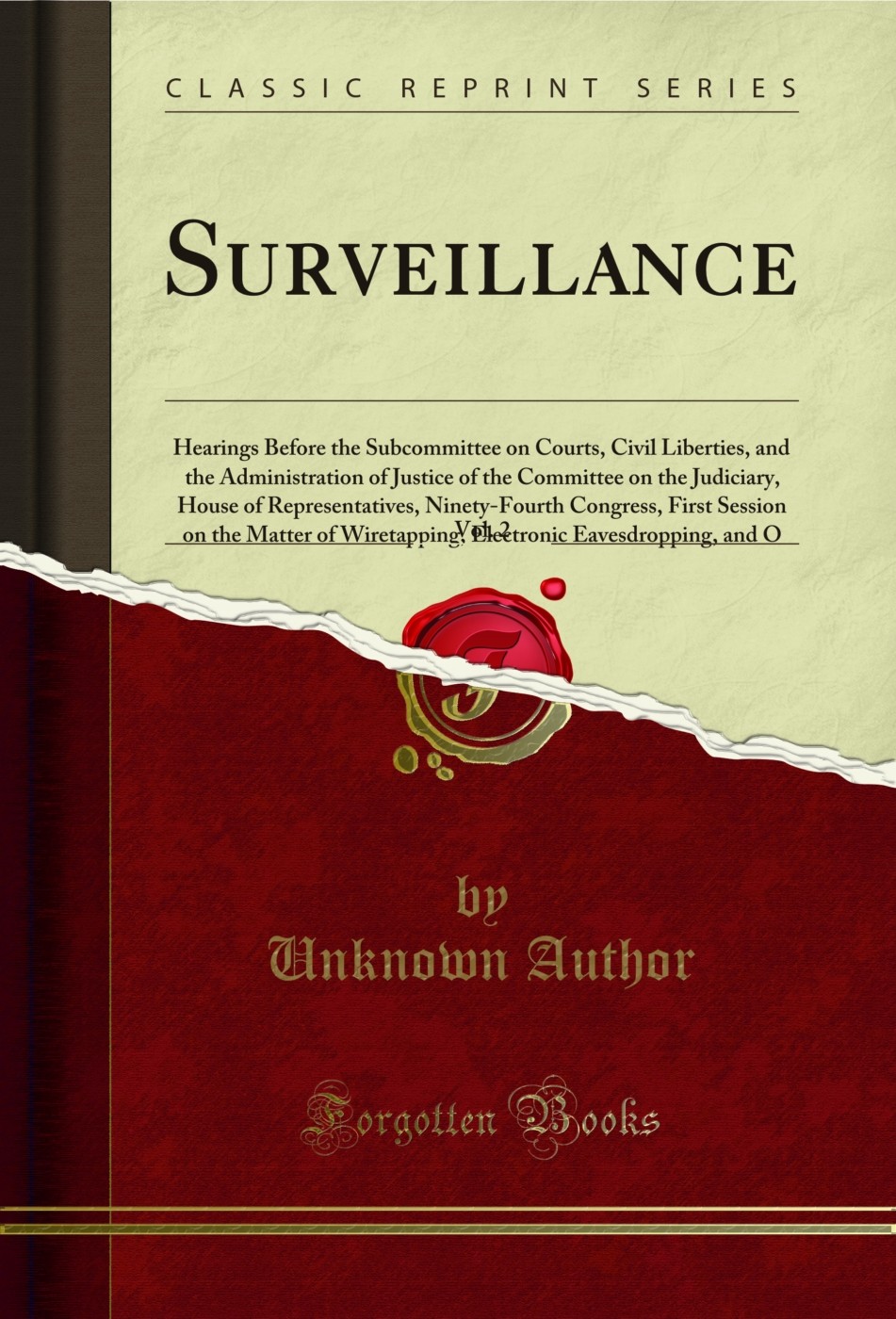 Surveillance, Vol. 2 (Classic Reprint)